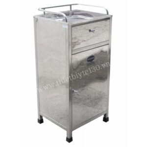 Tủ đầu giường inox 2 khoang