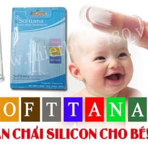 Bàn chải Silicon dùng cho bé SOFTTANA